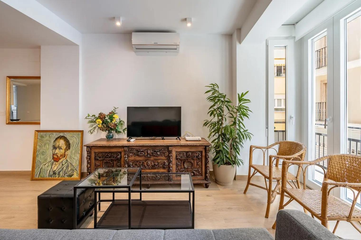 Precioso Apartamento Con Patio Granada Bagian luar foto